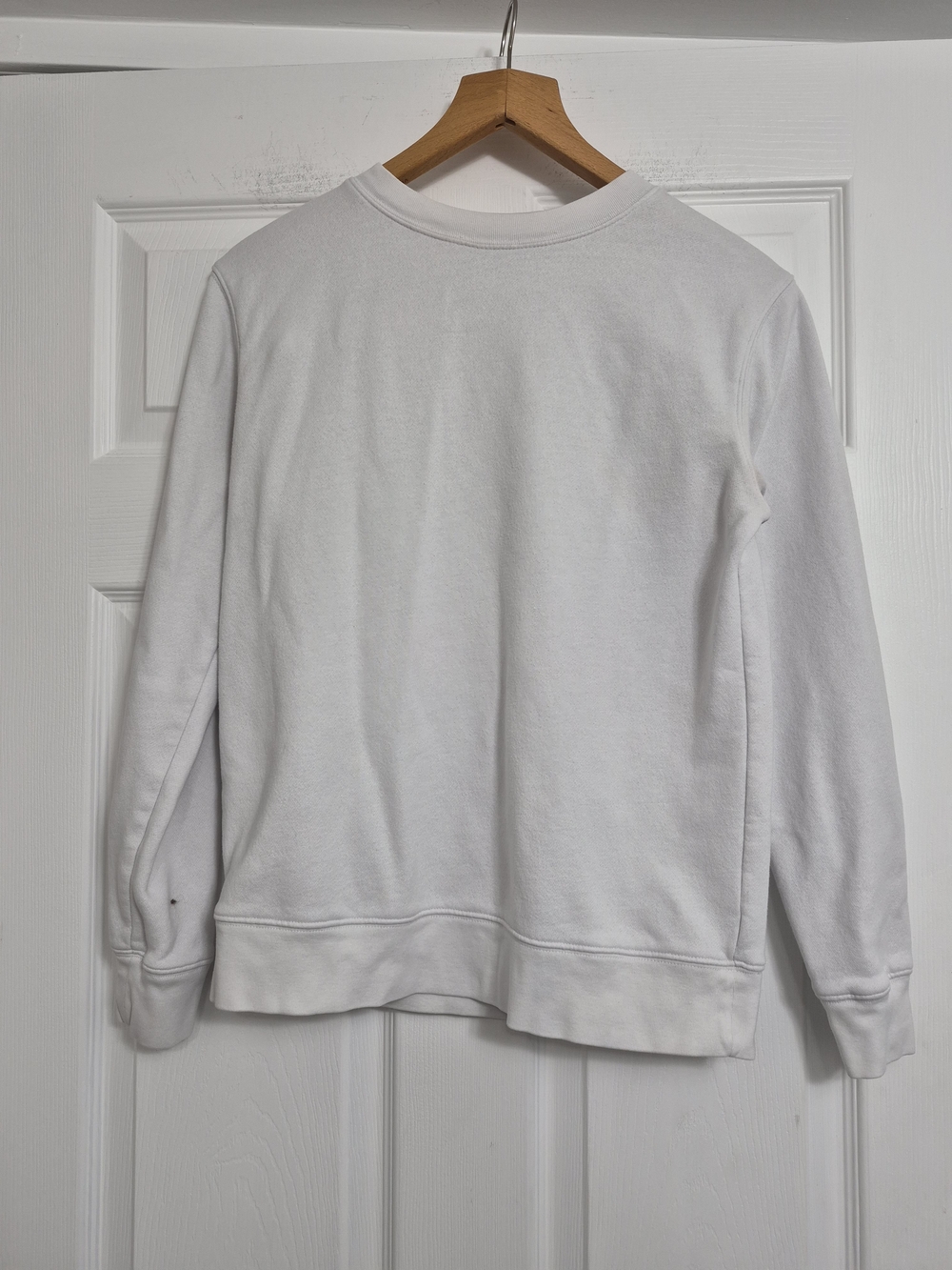 George Classic White Crewneck Sweater